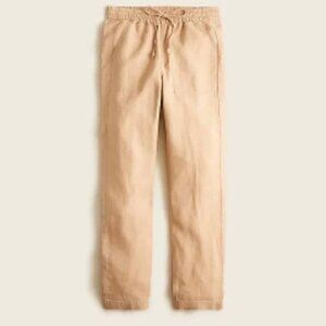 J. Crew Faded Pistachio Linen Blend Seaside Pants Size Medium 54189